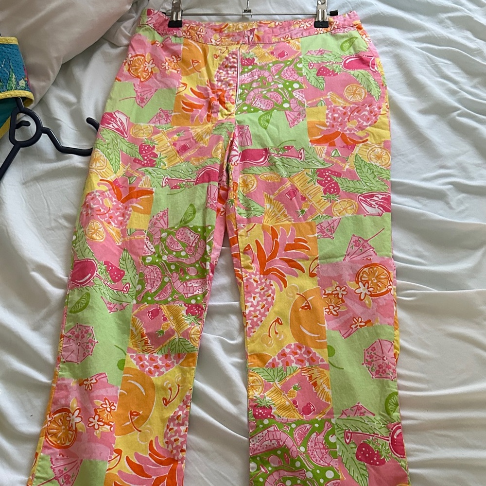 Lilly Pulitzer Multicolor Patchwork Pants